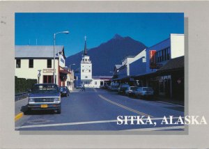 Sitka AK Alaska Historic Downtown Sitka - Russian Church on Lincoln St - pm 1993