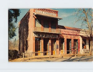 Postcard - Wells Fargo Building - Columbia, California