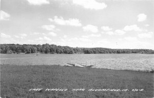 Bloomfield Iowa RPPC Photo Postcard 1950s Lake Wapello #230-A Cook 21-5981