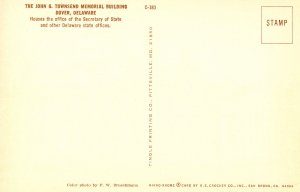 DE - Dover. John G. Townsend Memorial Building