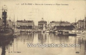 Bassin du Commerce et Place Gambetta Le Havre, Belgium 1927 