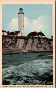 Lighthouses Cap Des Hosier Lighthouse Quebec Canada