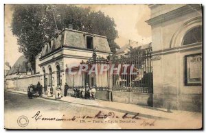 Postcard Old Lycee Descartes Tours