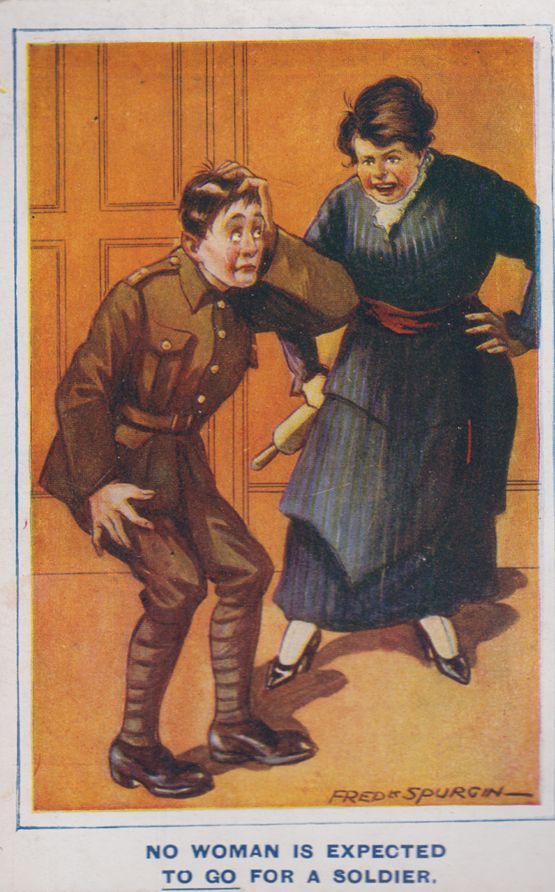 ww1 women cartoons