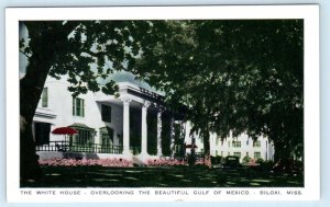 2 Postcards BILOXI, Mississippi MS ~ Roadside WHITE HOUSE HOTEL & Dining Room