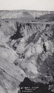 North Dakota Badlands De Mores Canyon Real Photo