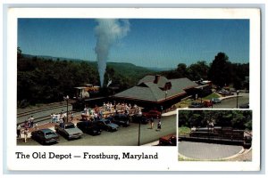 1989 The Old Depot Frostburg Maryland MD Rawlings MD Vintage Multiview Postcard