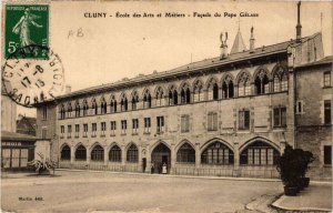 CPA CLUNY École des Arts et Métiers, Facade du Pape Gélase (649756)