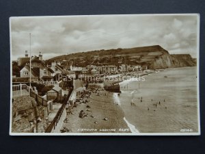 Devon SIDMOUTH Looking East c1930's RP Postcard by Culverwell & Sons of Sidmouth