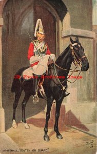 Harry Payne, Tuck No 3546A, Military in London, Whitehall Sentry on Guard