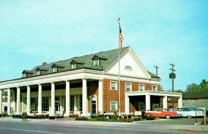 Vintage Post Card First Federal Savings and Loan Ass. Defiance, OH Cars P19