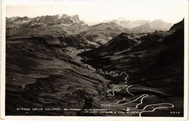 CPA Strada delle Dolomiti dal Pordoi . ITALY (544869)