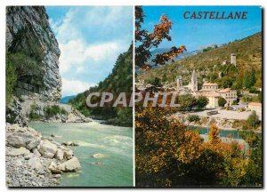 Postcard Modern Castellane Alpes de Haute Provence in Le Verdon Gorges Genera...