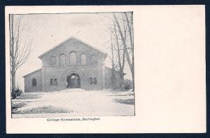 College Gymnasium Burlington VT unused PMC c1900