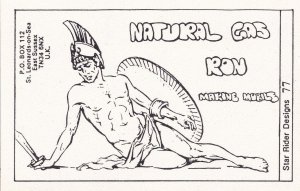 Sussex Natural Gas Roman Gladiator QSL Radio Card