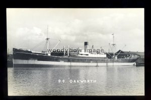 bf1098 - Dalgliesh Steam Sg Cargo Ship - Oakworth , b1925- postcard by B Feilden