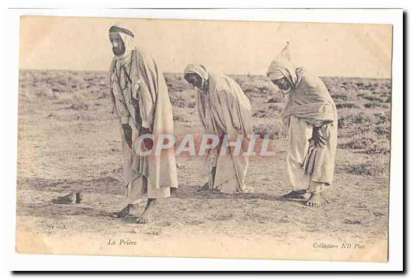 Algeria Old Postcard The Prayer