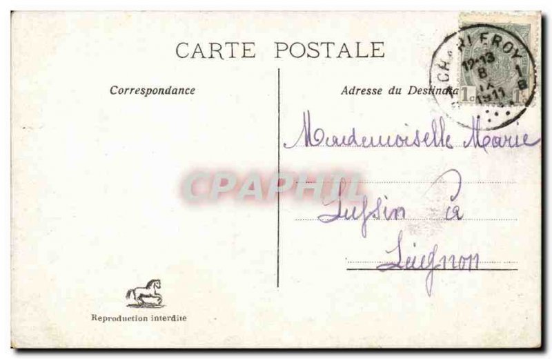Belgie Belgium Old Postcard Exhibition Charleroi 1911 restaurant golden pheasant