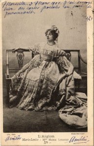 CPA MARIE LOUISE: MARIA LEGAULT THEATER STAR (12487)