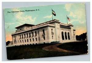 Vintage 1912 Postcard Pan-American Union Building & Grounds Washington DC