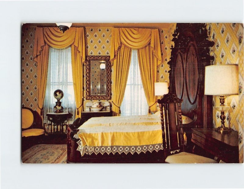 Postcard The Charles Dickens Room, The Golden Lamb, Lebanon, Ohio