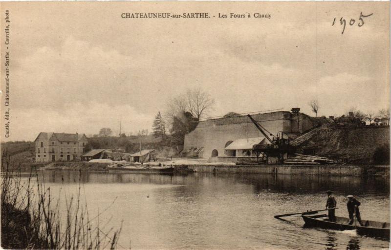 CPA CHATEAUNEUF-sur-SARTHE - Les Fours a Chaus (296622)