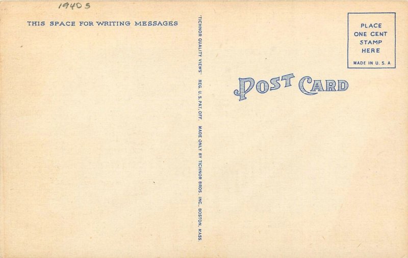 1940s Salt Lake City Utah Woolworth largest lunch counter Postcard 25-2446