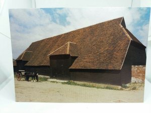 Vintage Postcard The Grange Barn Coggeshall Essex 12th Century Restored 1985