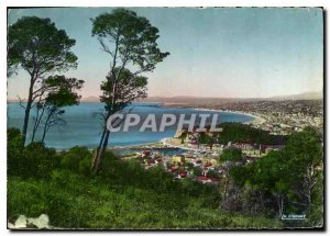 Postcard Modern Nice Bay of Angels panoramic view to the Esterel