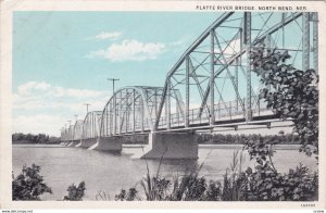 NORTH BEND , Nebraska , 1910s-30s ; Platte River Bridge