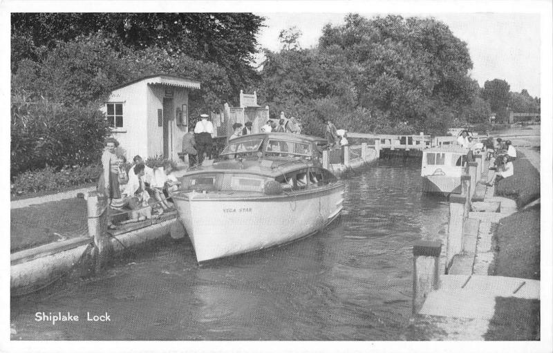 uk33105 shiplake lock real photo  uk