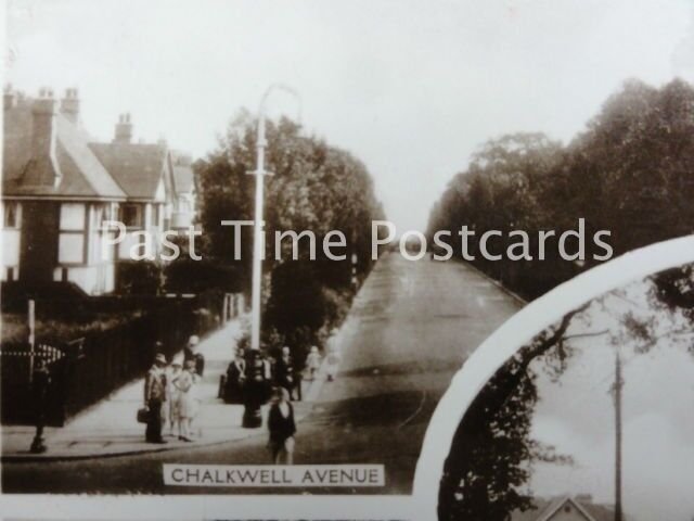 Southend on Sea CHALKWELL PARK Multiview Chalkwell Ave & Tennis Courts Old RP PC