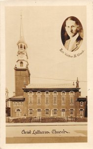 G70/ York Pennsylvania RPPC Postcard c20s Christ Lutheran Church Traub