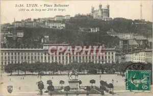 Postcard Old Lyon Place Bellecour