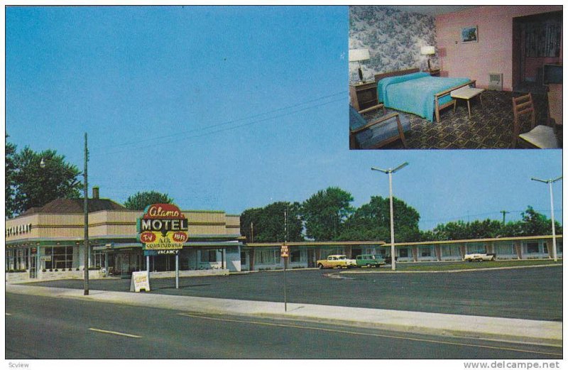 #1, Alamo Motel and Restaurant, Niagara Falls, Ontario, Canada, 40-60s