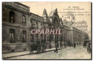 Paris Palace of & # 39Elysee - Old Postcard