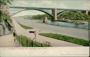 B579 United States New York City Washington Bridge 1900s