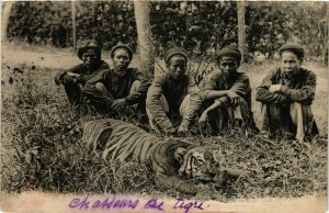 CPA AK INDOCHINA Chanteurs de Tigre VIETNAM (959295)