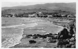 LES LECQUES SUR MER FRANCE~EFFET de VAGUE sur la PLAGE-BEACH VIEW~PHOTO POSTCARD