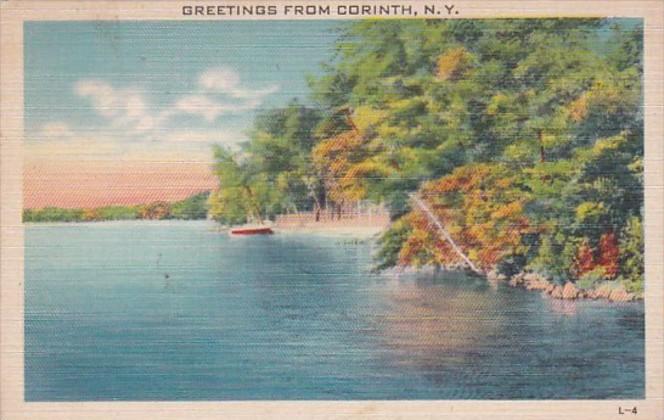 New York Greetings From Corinth 1945