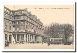 Paris (1) Old Postcard Place of French Theater