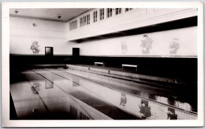 Swimming Pool Indoor Pool Oakland California CA RPPC Real Photo Postcard