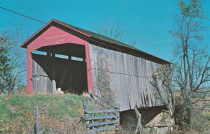 Beeson Covered Bridge over Roaring Creek - Parke County, Indiana