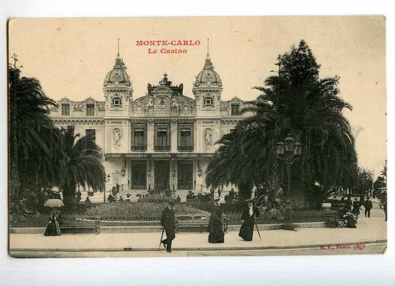 246838 MONACO Monte Carlo Casino Vintage postcard