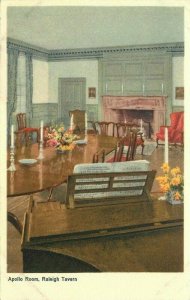 Williamsburg Virginia Apollo Room Raleigh Tavern Colonial Postcard 21-11315