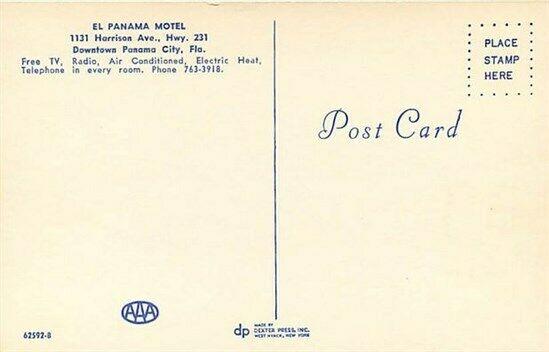 FL, Pamama City, Florida, El Panama Motel