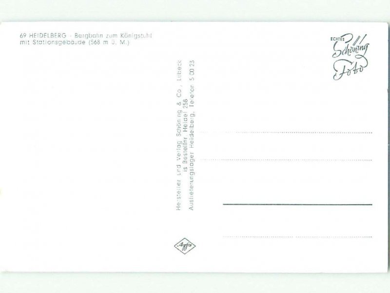 old rppc NICE VIEW Heidelberg Germany i2812