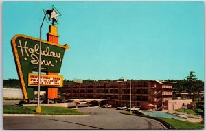 Holiday Inn Birmingham Alabama AL Restaurant And Swimming Pool Postcard