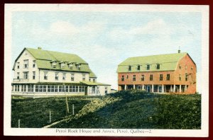 dc1405 - PERCE Quebec Postcard 1928 Rock House & Annex