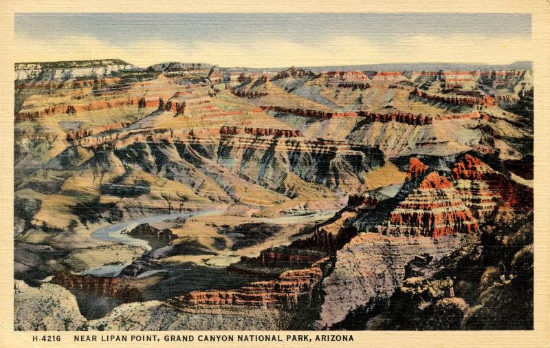 AZ - Grand Canyon National Park. View near Lipan Point